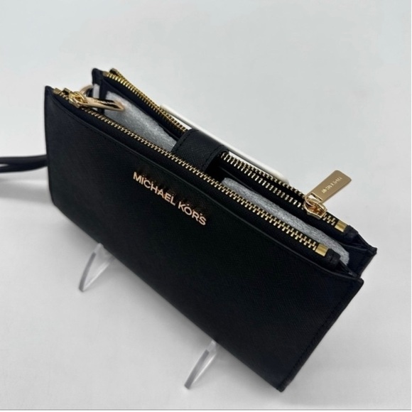 Michael Kors Large Double Zip Wallet Wristlet & Trifold
Wallet black - Picture 8 of 16